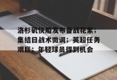 官方登录入口-洛杉矶快船发布备战花絮；集结日战术微调；英超任务艰巨；年轻球员得到机会的简单介绍